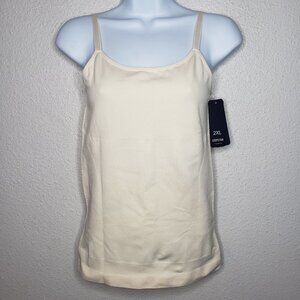 NWT Empetur Sz 2X All Day Every Day Comfort Scoop Neck Cami, Shapewear (997)